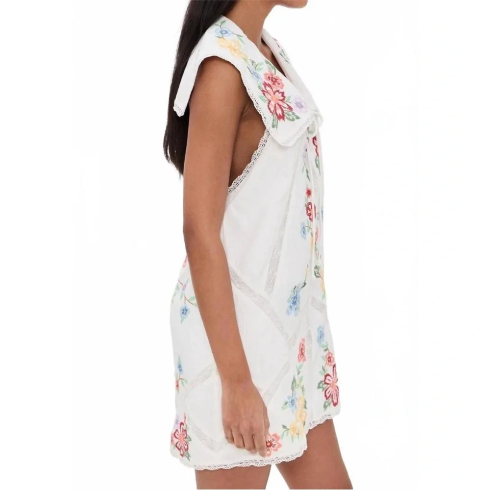 Free People Willow Embroidered Mini Dress - Picture 2 of 7